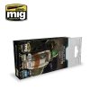 AMMO of Mig Jimenez 7156 REALISTIC ROBOTS COLOR SET 6x17ml